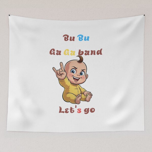Item preview, Bu bu ga ga band, rock baby designed and sold by DżodżoJoy.