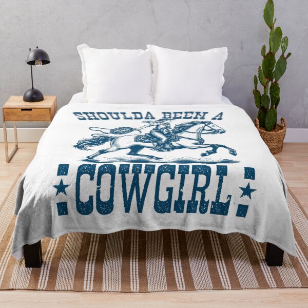 Item preview, Retro Western Shoulda Been A Cowgirl designed and sold by Jcat7.