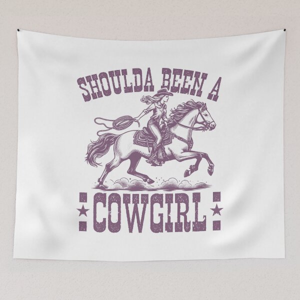 Item preview, Retro Western Shoulda Been A Cowgirl designed and sold by Jcat7.