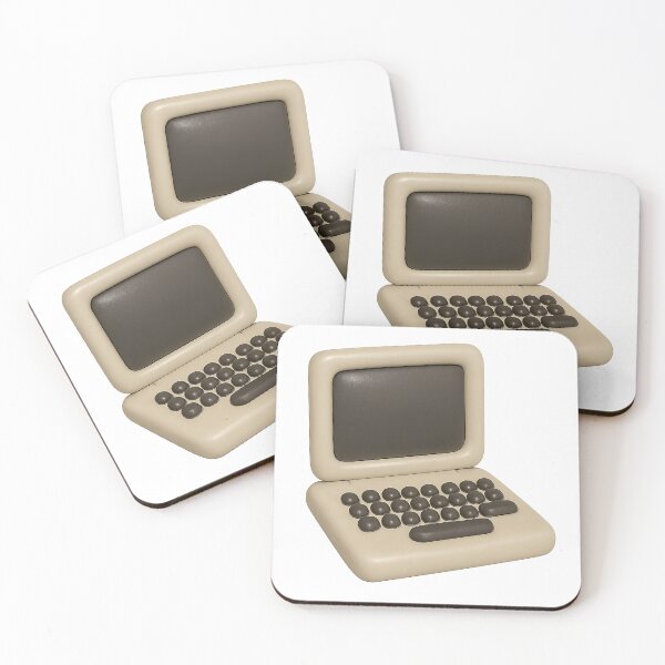 Item preview, Retro inflatable bubble computer isolated, ideal for backgrounds, AI generated designed and sold by dvoevnore.