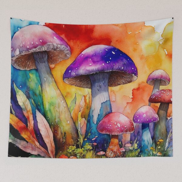 Item preview, Colorful Mushrooms designed and sold by M-Y-A-R-T-.