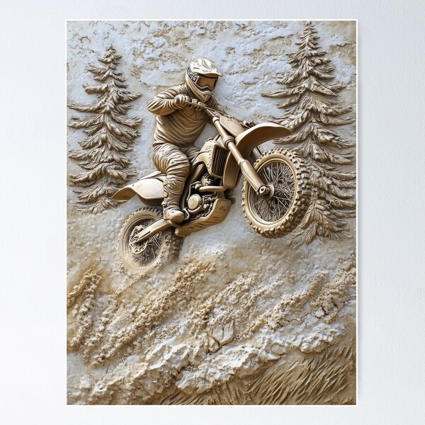 Item preview, “Forest Freeride” – Motocross designed and sold by ReachForArt.