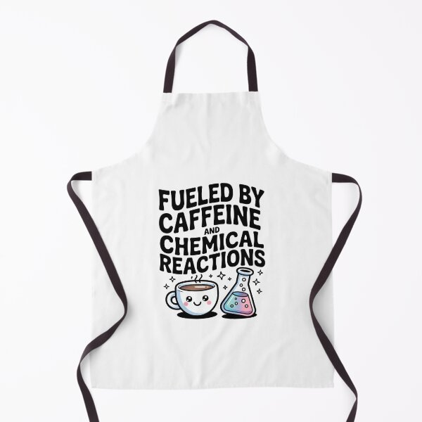 Item preview, Fueled by Caffeine and Chemical Reactions – Funny Science Design designed and sold by MagicWander.