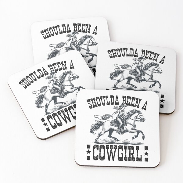 Item preview, Retro Western Shoulda Been A Cowgirl designed and sold by Jcat7.