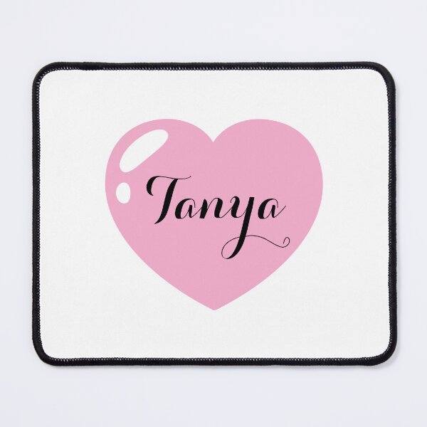 Item preview, Tanya Name with pink Heart designed and sold by Monika Howarth.