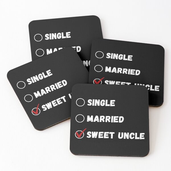 Item preview, Single Married Sweet Uncle, Funny Uncle Shirt designed and sold by Sleepy Cat Design.