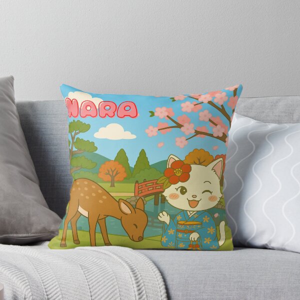 Item preview, Nara Spring – Tsubaki & the Bowing Deer designed and sold by NEKOKO BIYORI.