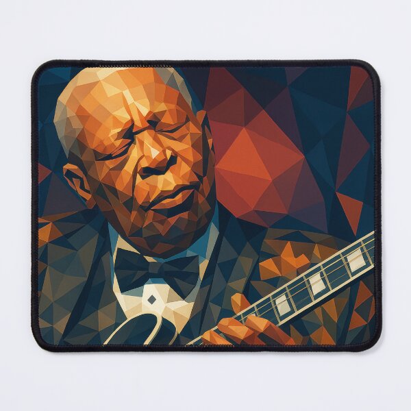 Item preview, BB King Blues Guitar Musical Icon Vector Art designed and sold by kakarikihill.