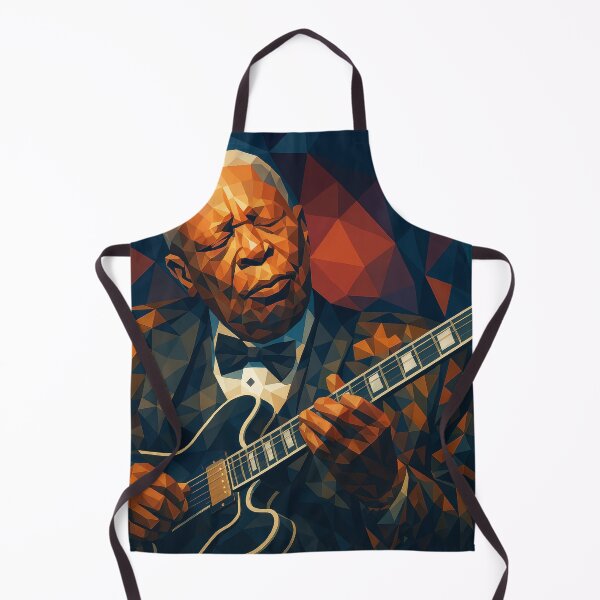 Item preview, BB King Blues Guitar Musical Icon Vector Art designed and sold by kakarikihill.