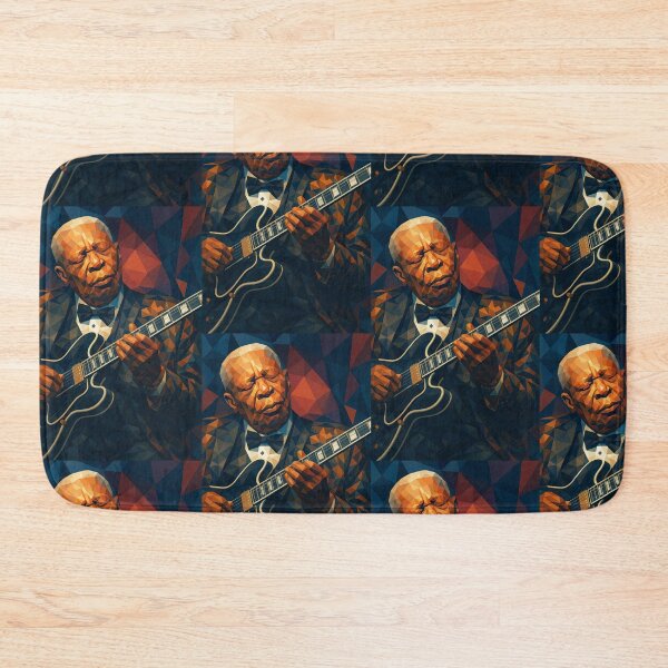 Item preview, BB King Blues Guitar Musical Icon Vector Art designed and sold by kakarikihill.
