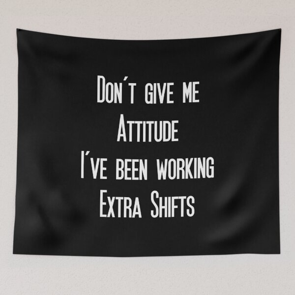 Item preview, Don't Give Me Attitude designed and sold by BlueRockDesigns.