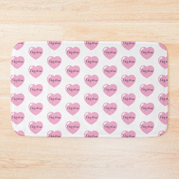 Item preview, Christine Name with pink Heart  designed and sold by Artbymonika.
