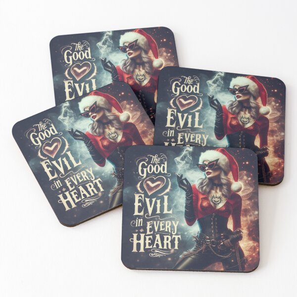 Item preview, Punk Santa Demon Smoke Heart designed and sold by Voodoo Store Paranormal Collections.