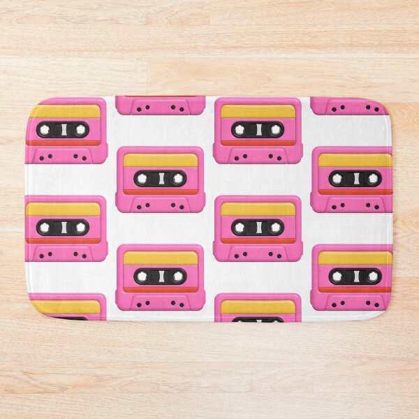 Item preview, Retro pink cassette tape with a vibrant design, isolated on transparent background, AI Generated designed and sold by dvoevnore.