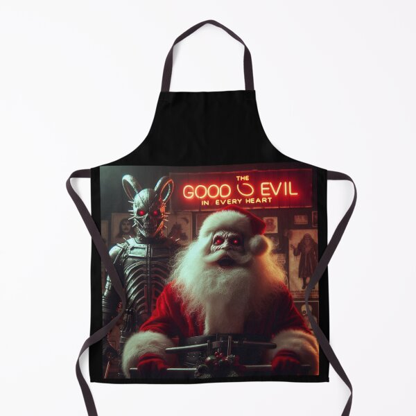Item preview, Demonic Santa Skeleton Neon Heart designed and sold by Voodoo Store Paranormal Collections.