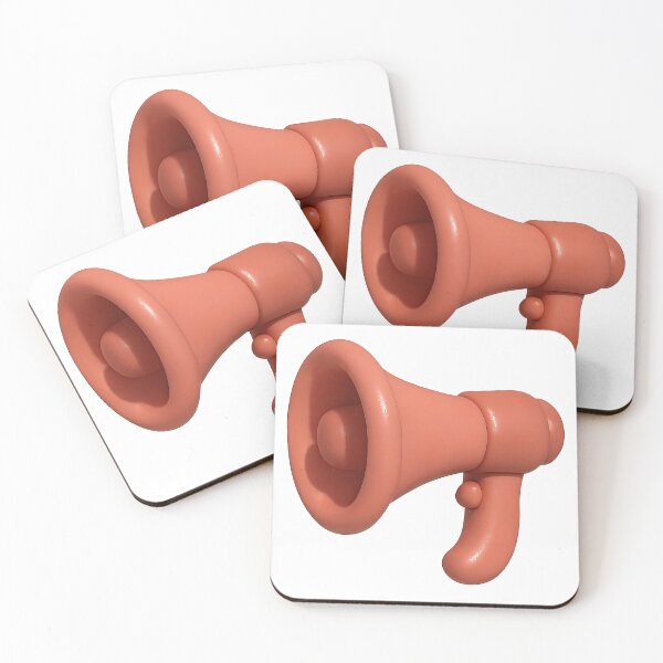 Item preview, Inflated bubble retro megaphone isolated png, suitable for background, AI Generated designed and sold by dvoevnore.