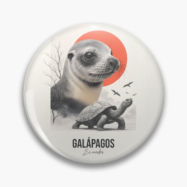 Item preview, Galápagos – Sea Lions and Giant Tortoises designed and sold by EdwinkOne.
