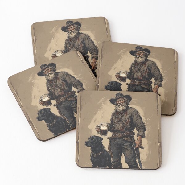 Item preview,  Cowboy, Dog & Beer designed and sold by Buckwig.