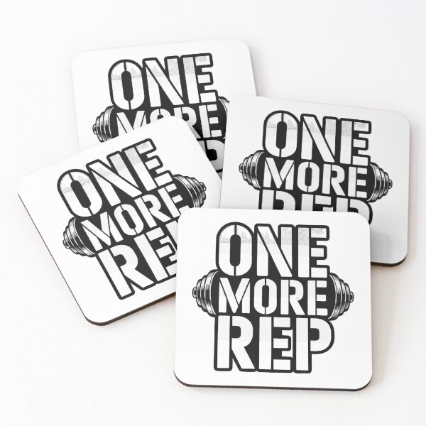 Item preview, One More Rep – Fitness Grit Barbell Design designed and sold by ArtByYunus.