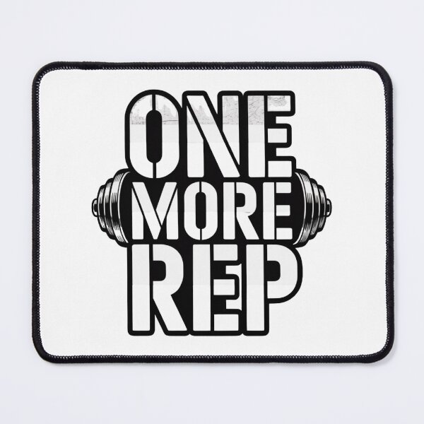 Item preview, One More Rep – Fitness Grit Barbell Design designed and sold by ArtByYunus.