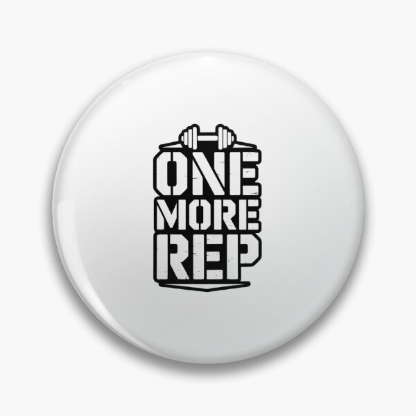 Item preview, One More Rep – Fitness Grit Barbell Design designed and sold by ArtByYunus.