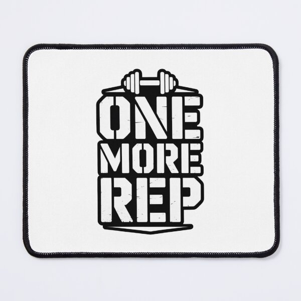 Item preview, One More Rep – Fitness Grit Barbell Design designed and sold by ArtByYunus.