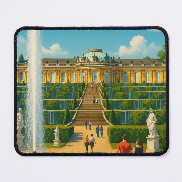 Item preview, Sanssouci Palace and Fountain, Potsdam, Germany designed and sold by Aryabek.