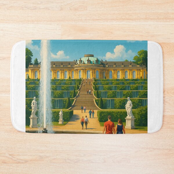 Item preview, Sanssouci Palace and Fountain, Potsdam, Germany designed and sold by Aryabek.