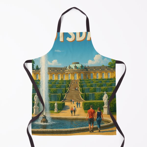 Item preview, Sanssouci Palace and Fountain, Potsdam, Germany designed and sold by Aryabek.