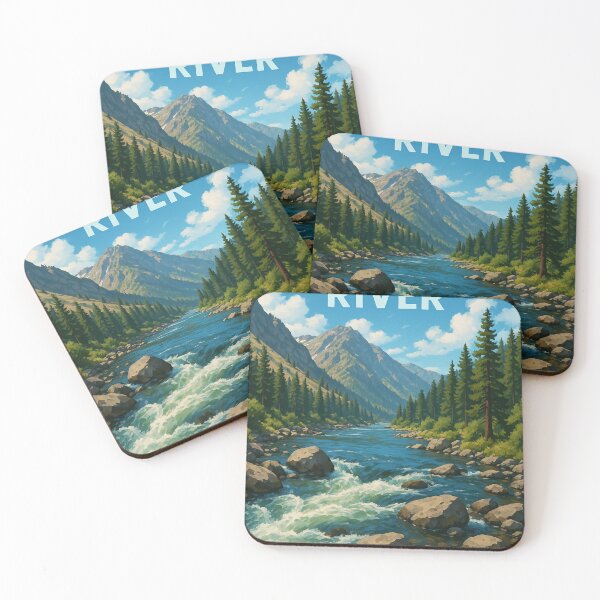 Item preview, Wenatchee River in Cascade Mountains, Washington designed and sold by Aryabek.
