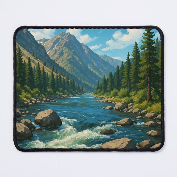 Item preview, Wenatchee River in Cascade Mountains, Washington designed and sold by Aryabek.