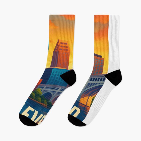 Item preview, Cleveland Skyline and Terminal Tower at Sunset designed and sold by Aryabek.