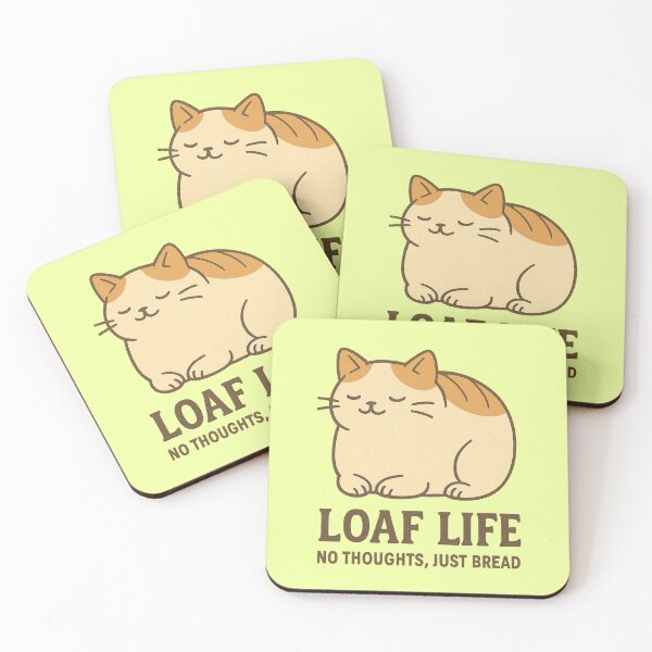 Artikelvorschau, Loaf Life – Faule Katze als Brotlaib entworfen und verkauft von Blouzie.