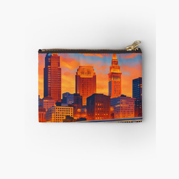 Item preview, Cleveland Skyline Reflected at Dusk, Ohio designed and sold by Aryabek.