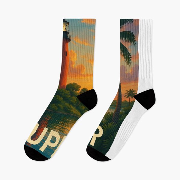 Item preview, Jupiter Inlet Lighthouse at Sunset, Florida designed and sold by Aryabek.
