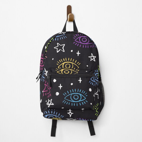 Item preview, Mystical Multicolor Eye with Stars Pattern designed and sold by Farissa Designs.