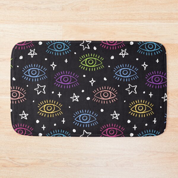 Item preview, Mystical Multicolor Eye with Stars Pattern designed and sold by Farissa Designs.