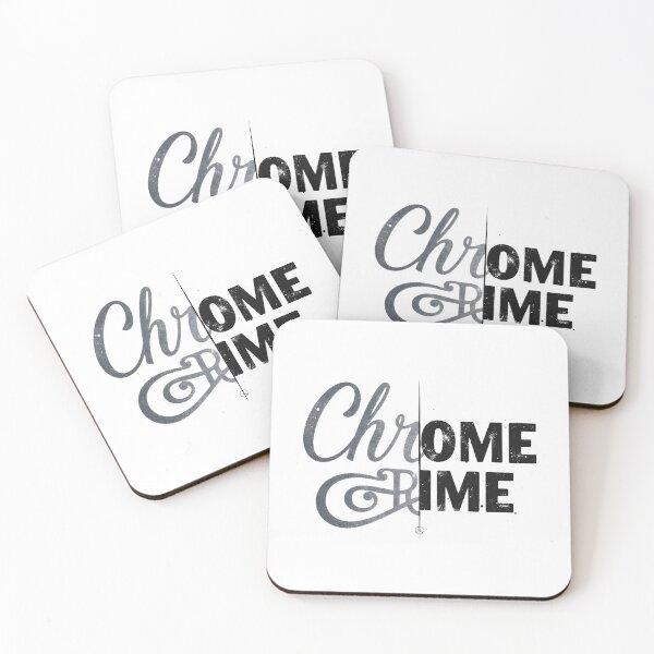 Item preview, Chrome Grime – Dual Style Retro Typography T-Shirt Design designed and sold by VKrafted.