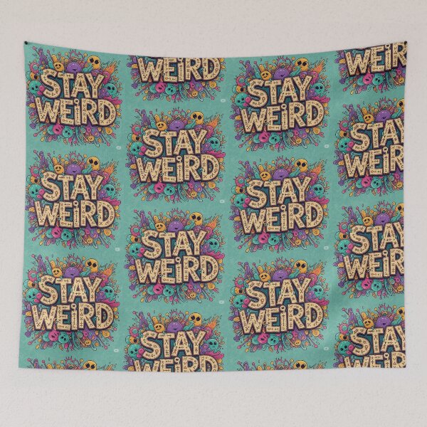 Item preview, Simple Quote – Stay Weird designed and sold by Estampa221B.