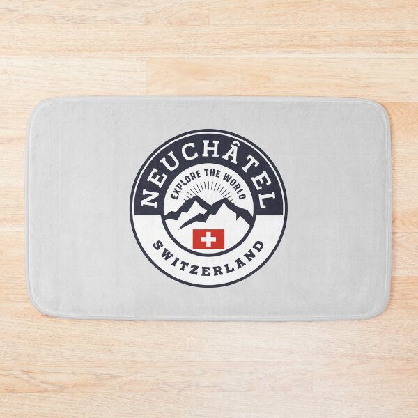 Item preview, Neuchâtel Switzerland Black and White Crest designed and sold by World Designs.