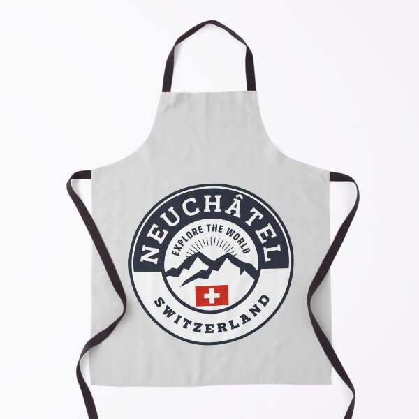 Item preview, Neuchâtel Switzerland Black and White Crest designed and sold by World Designs.