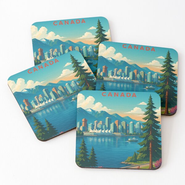 Item preview, Vancouver Skyline with Burrard Bridge and Science World designed and sold by Aryabek.