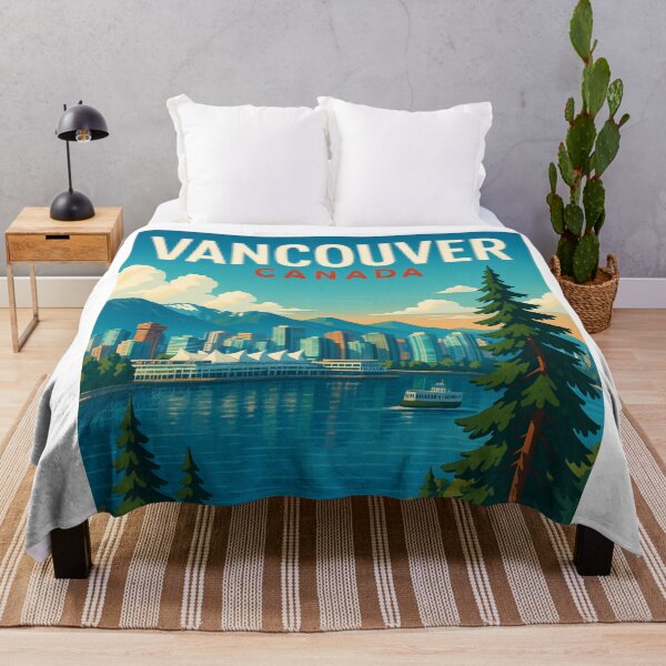 Item preview, Vancouver Skyline with Burrard Bridge and Science World designed and sold by Aryabek.