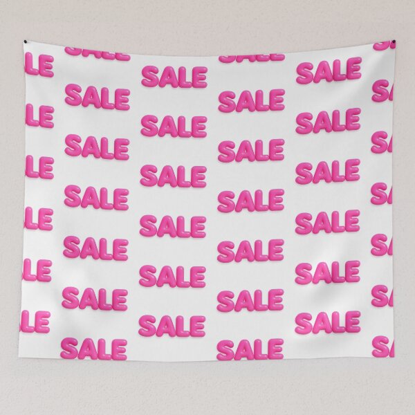 Item preview, Inflated pink sale bubble isolated on transparent background, AI generated designed and sold by dvoevnore.