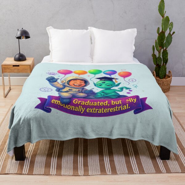 Item preview, Neon Graduation Mood: Alien Edition designed and sold by HEERMANArt.