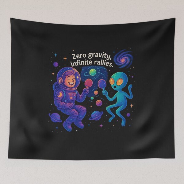 Item preview, Zero Gravity Ping Pong Showdown designed and sold by HEERMANArt.