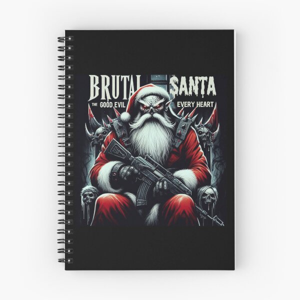 Item preview, Brutal Santa Skull Rifle Warrior designed and sold by Voodoo Store Paranormal Collections.