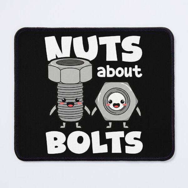 Item preview, NUTS ABOUT BOLTS - MECHANIC designed and sold by KEF Custom.
