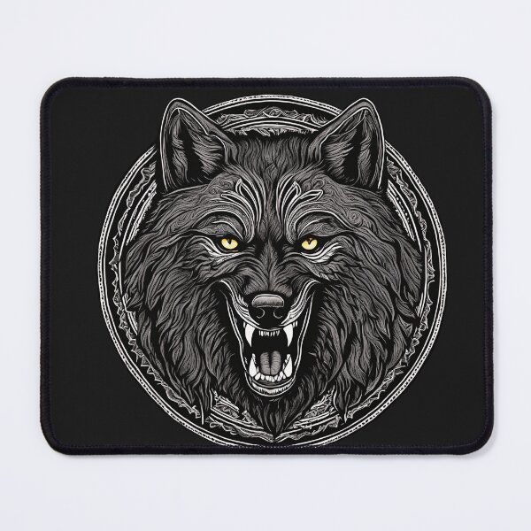 Item preview, Black wolf designed and sold by Freeform Flow by Caroline.