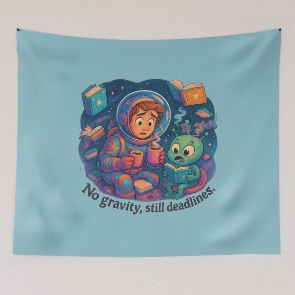 Item preview, Intergalactic Exam Cram Session designed and sold by HEERMANArt.